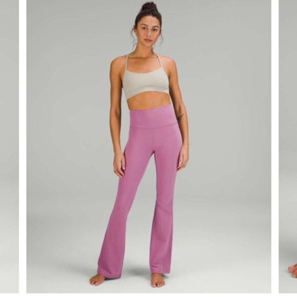 NWT Lululemon Groove SHR Flare Pant *NULU Velvet Dust VLVD Size